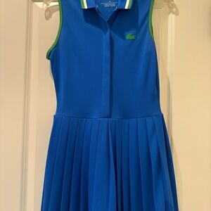 Lacoste Royal Blue Dress with Green Trim